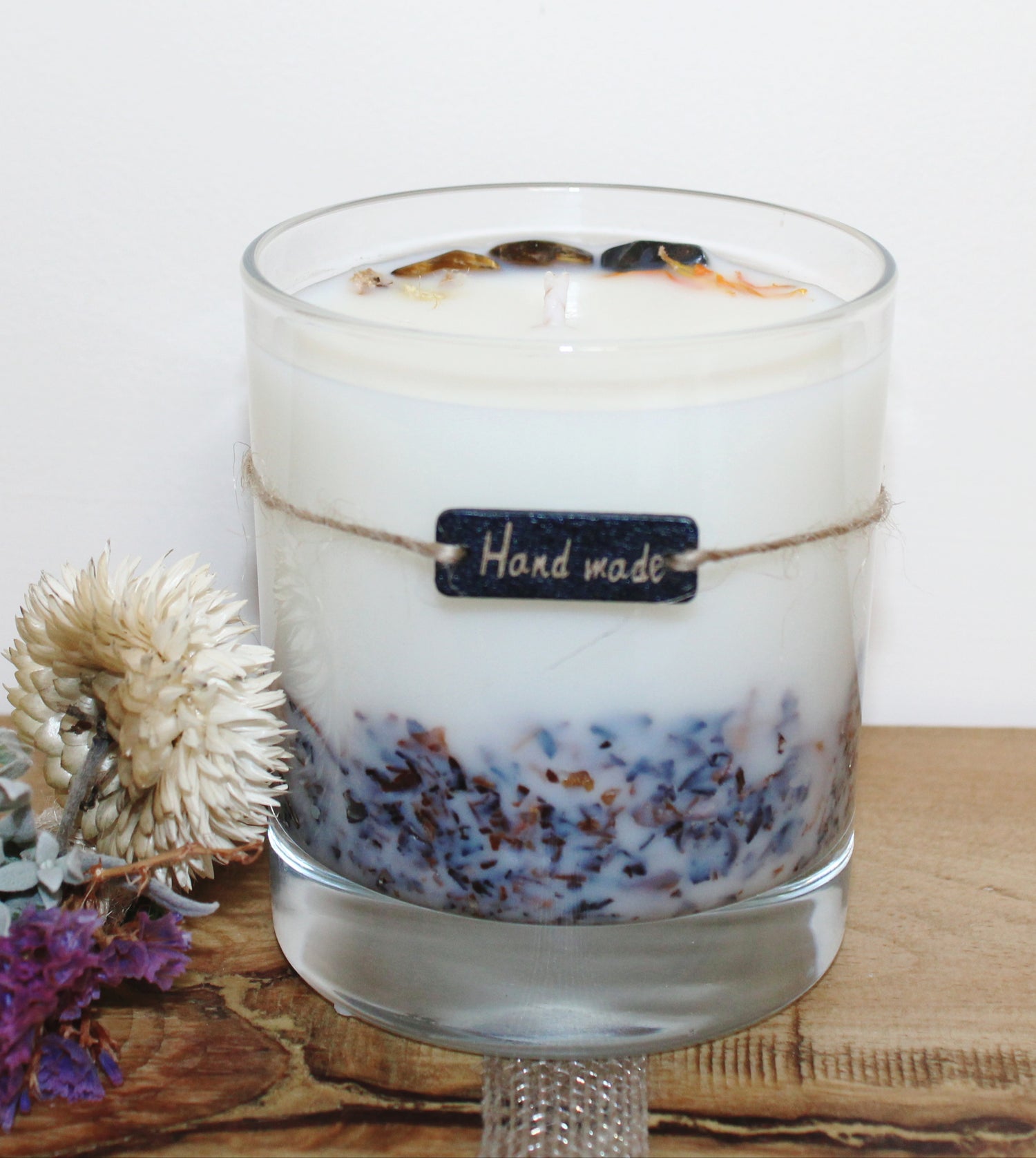 Large Glass Candles