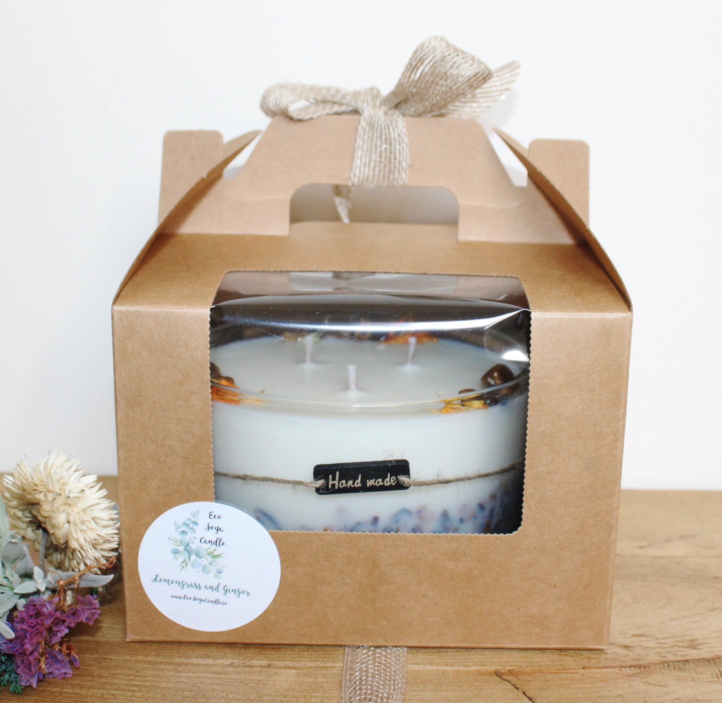 3 Wick Lemongrass and Ginger
